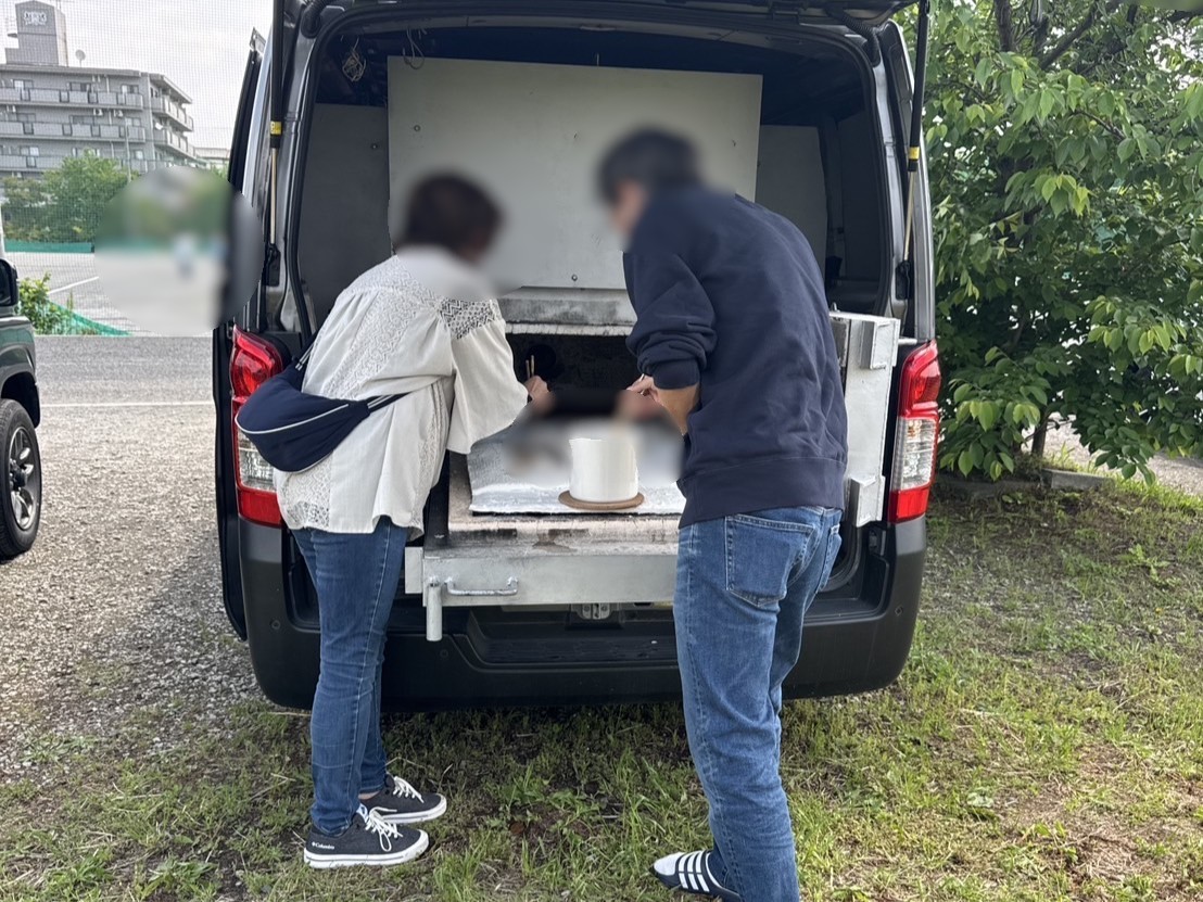 富山市で猫ちゃんをご家族様全員でお見送りしました