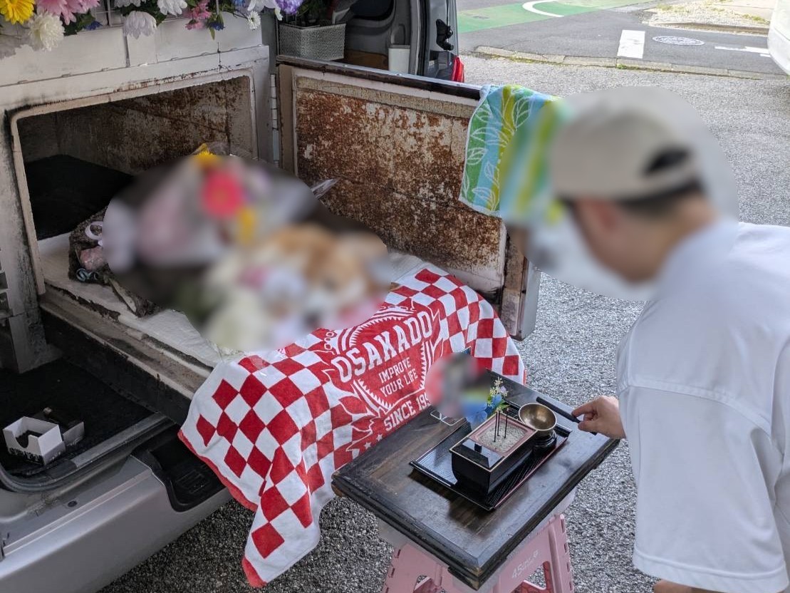 富山市でコーギーちゃんの旅立ちをお手伝いしました